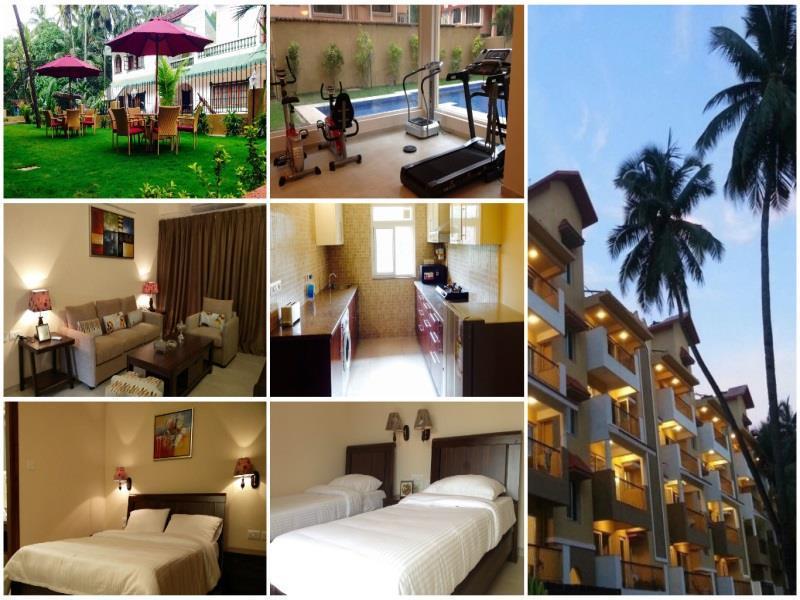 Veera Strand Park Serviced Apartments Calangute Luaran gambar
